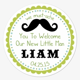 Mustache Png Little Man - No Stamp Transparent Background, Png Download, Free Download