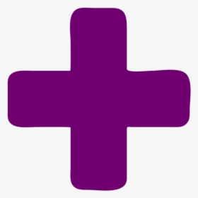 Plus Sign Symbol Photo Purple Free Images Transparent - Clipart Plus Signs, HD Png Download, Free Download