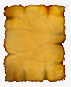 Yellow Scroll Book Burned, HD Png Download, Free Download