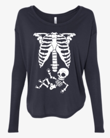 Muggies Women"s Halooween Costume Funny Skeleton Rib - T-shirt, HD Png Download, Free Download