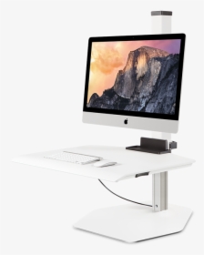 Winston Apple Imac Vesa Sit-stand Workstation Single - Sit Stand Workstation Imac, HD Png Download, Free Download
