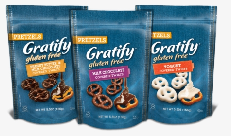 Gratify Gluten Free Covered Pretzels - Cookies And Crackers, HD Png Download, Free Download