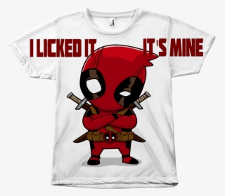 Custom 3d Deadpool Chibi Sublimation Unisex T-shirt - Cute Deadpool, HD Png Download, Free Download