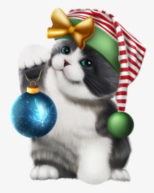 Cat Christmas Png Png, Transparent Png, Free Download