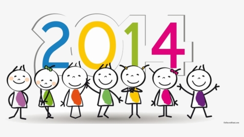 Happy New Year Clip Art Banners Free Clipart Images - 2014 Clipart, HD Png Download, Free Download