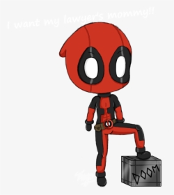 Jpg Free Deadpool Clipart Chibi Girl - Deadpool No Background Gif, HD Png Download, Free Download