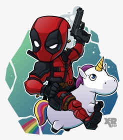 Deadpool Unicorn Chibi, HD Png Download, Free Download