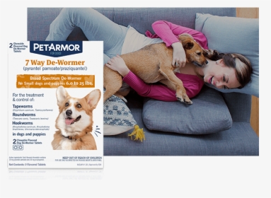 De-wormers - Petarmor 7 Way Chewable De-wormer For Puppies And Small, HD Png Download, Free Download