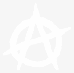 Black And White Anarchy , Png Download - Logo Anarchy, Transparent Png, Free Download