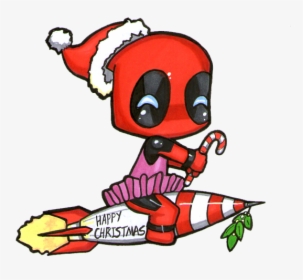 Cute Christmas Deadpool, HD Png Download, Free Download