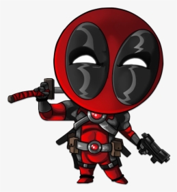 Baby Deadpool Cartoon, HD Png Download, Free Download