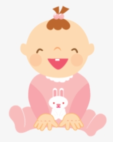 Happy Baby Girl Clipart, HD Png Download, Free Download