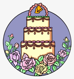 Wedding Cake Clipart Png -layered Wedding Cake - Jerry's Peanut Butter Cup, Transparent Png, Free Download