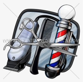 Barbershop Clipart , Png Download - Cartoon Barber Tools, Transparent Png, Free Download