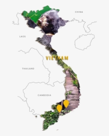 Simple Map Of Vietnam, HD Png Download, Free Download