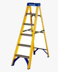 Free Clipart Of A Step Ladder - Werner Step Ladder Fiberglass, HD Png Download, Free Download