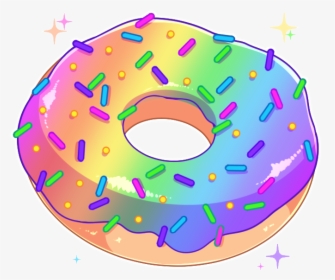 Donut Aesthetic Transparent Png Clipart , Png Download - Aesthetic Foods Transparent Background, Png Download, Free Download