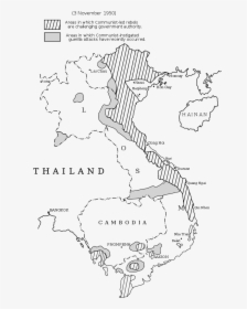 Map Of Vietnam From The Pentagon Papers, Which Fueled - First Indochina War Map, HD Png Download, Free Download