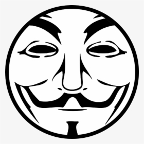 #anonymous - Guy Fawkes Mask Logo, HD Png Download, Free Download