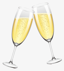 Two Glasses Of Champagne Png Download - Transparent Background Png Clipart Two Champagne Png, Png Download, Free Download