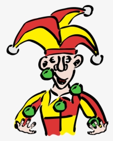 Clown Juggler Funny - Medieval Times Cartoon Art, HD Png Download, Free Download