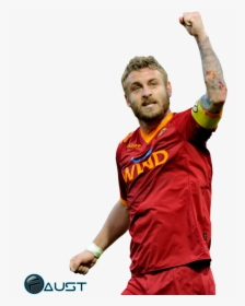 Tattoo Football De Rossi Player A - De Rossi Render, HD Png Download, Free Download