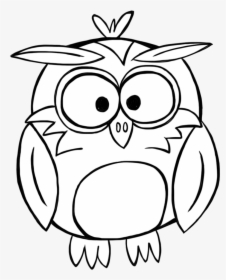 Clip Freeuse Huge Freebie Download For Cute Owl- - Clip Art Owl Cute Black And White, HD Png Download, Free Download