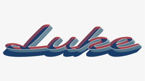 Luke 3d Letter Png Name - Graphic Design, Transparent Png, Free Download