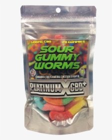 Cbd Platinum Sour Worms - Cbd Gummy Worms, HD Png Download, Free Download
