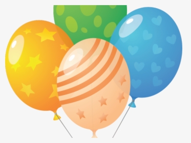 Golden Clipart Real Balloon - Birthday Icon Balloon, HD Png Download, Free Download