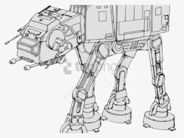 Free Png St Coloring Page Star Wars Png Image With - Star Wars Coloring Walker, Transparent Png, Free Download