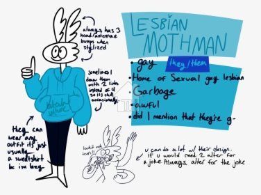 Lesbian Mothman, HD Png Download, Free Download