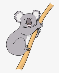 Koala,mouse,cartoon - しがみつく イラスト, HD Png Download, Free Download