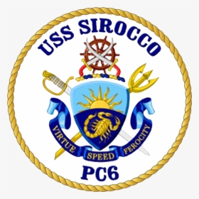 Uss Sirocco Pc-6 Crest - Uss Carl Vinson Crest, HD Png Download, Free Download