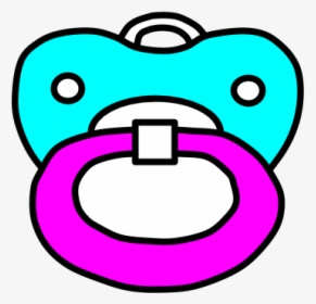 Pacifier, Binky, Bright Blue, Violet, HD Png Download, Free Download