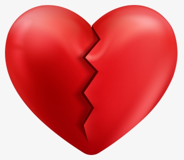 Heart Background Transparent - Cracked Heart Transparent, HD Png Download, Free Download