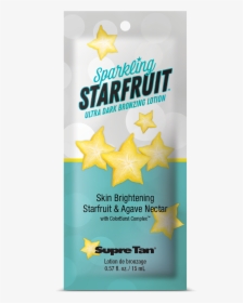 Sparkling Starfruit Natural Bronzer Pkt- Buy 7 Packets - Supre Tan, HD Png Download, Free Download