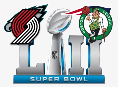 February Clipart Superbowl Sunday - Super Bowl 2018 Eagles Vs Patriots, HD Png Download, Free Download