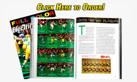 Full Color Electric Football Book Order Now Tab - Games, HD Png Download, Free Download
