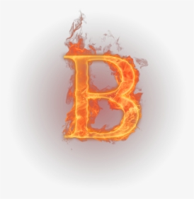 Английский Алфавит, Огненная Буква Б, Огонь, Пламя, - Fire B Letter Png, Transparent Png, Free Download