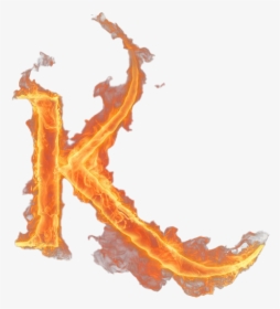 Fire K Letter Png Image - Alphabet, Transparent Png, Free Download