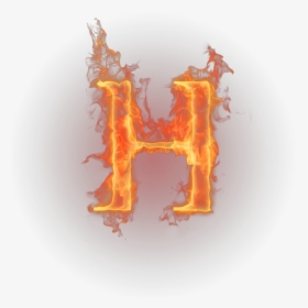 Английский Алфавит, Огненная Буква H, Огонь, Пламя, - Flaming Letter H Png, Transparent Png, Free Download