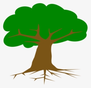 Clip Art Root Vector Graphics Tree Portable Network - Tree With Roots Clip Art, HD Png Download, Free Download