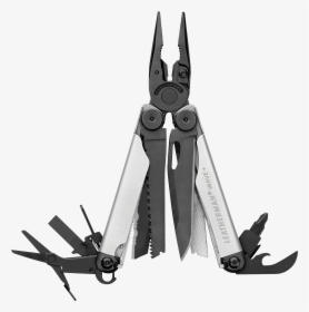 Leatherman Wave Plus Black And Silver, HD Png Download, Free Download