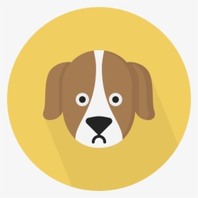 Breed,carnivore,sporting Art,illustration - Flat Dog Icon Png, Transparent Png, Free Download