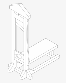 Table,drawing,parallel - Drawing Guillotine French Revolution, HD Png Download, Free Download