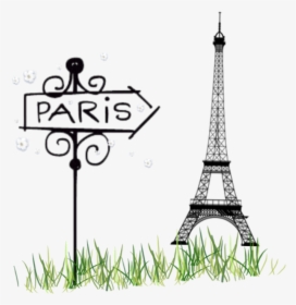Transparent Eiffel Tower Png - Easy Cute Paris Drawings, Png Download, Free Download