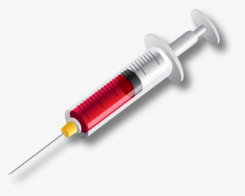 Syringe Injection Hypodermic Needle - Syringe Injection Png, Transparent Png, Free Download