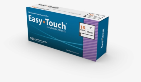 Hypodermic Needle 16g X - Easytouch Hypodermic Needle 24 G, HD Png Download, Free Download