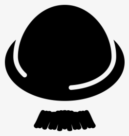 Moustache Clipart Bowler Hat, HD Png Download, Free Download